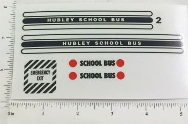 Hubley School Bus Replacement Sticker Set Main Image