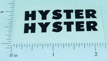 Pair Vintage Hyster Druge Lumber Carrier Stickers Main Image