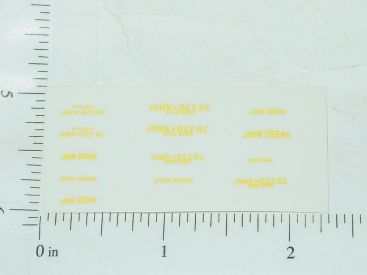 John Deere General Purpose Sticker Set 1:64 Main Image John Deere General Purpose Sticker Set 1:64 Main Image
