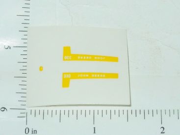 John Deere 330 Sticker Set 1:64 Main Image John Deere 330 Sticker Set 1:64 Main Image