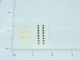 John Deere Green Tractor "A" 1:32 Sticker