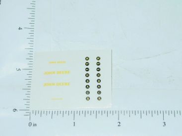 John Deere Green Tractor "A" 1:32 Sticker Main Image John Deere Green Tractor "A" 1:32 Sticker Main Image