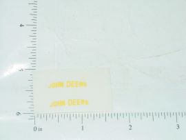 John Deere Yellow Rear Axle Sticker Pair for GP & A