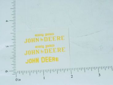 John Deere General Purpose Sticker Set GP for Scale Models Main Image