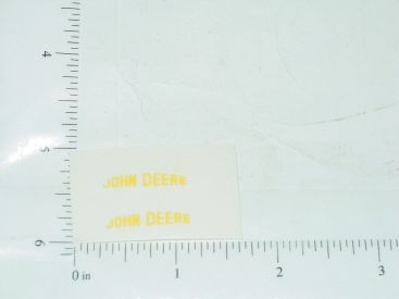John Deere Yellow Rear Axle Sticker Pair for GP & A Main Image John Deere Yellow Rear Axle Sticker Pair for GP & A Main Image