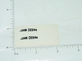 John Deere Black Rear Axle Sticker Pair for GP & A