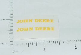 Pair John Deere 1:16 Model 60 Tractor & Implement Stickers