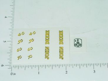 John Deere 40 50 60 70 Tractor Yellow & Black Numbers Sticker Set Main Image John Deere 40 50 60 70 Tractor Yellow & Black Numbers Sticker Set Main Image