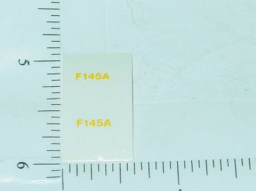 John Deere F145A Yellow Sticker Pair Main Image