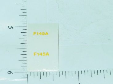 John Deere F145A Yellow Sticker Pair Main Image John Deere F145A Yellow Sticker Pair Main Image
