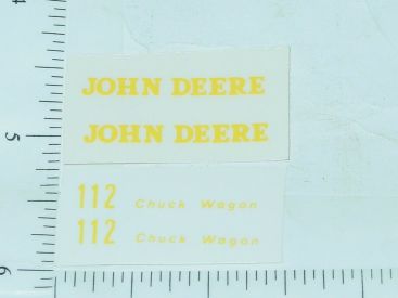 John Deere Chuck Wagon Yellow Sticker Set Main Image John Deere Chuck Wagon Yellow Sticker Set Main Image