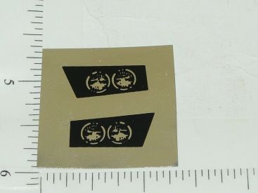 Pair John Deere Sticker Set for Cab Main Image