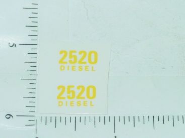 Pair John Deere 2520 Diesel Model Number Stickers Main Image Pair John Deere 2520 Diesel Model Number Stickers Main Image