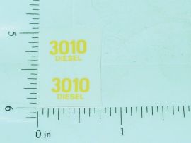 John Deere 3010 Diesel Model Number Sticker Pair