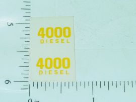 Pair John Deere 4000 Diesel Model Number Stickers