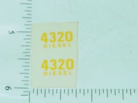 Pair John Deere 4320 Diesel Model Number Stickers