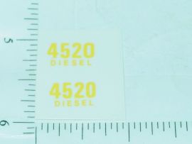 John Deere 4520 Diesel Model Number Sticker Pair