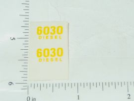 Pair John Deere 6030 Diesel Model Number Stickers