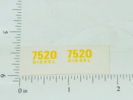 Pair John Deere 7520 Diesel Model Number Stickers
