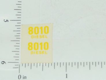 John Deere 8010 Diesel Model Number Sticker Pair Main Image John Deere 8010 Diesel Model Number Sticker Pair Main Image