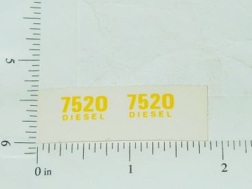 Pair John Deere 7520 Diesel Model Number Stickers Main Image Pair John Deere 7520 Diesel Model Number Stickers Main Image