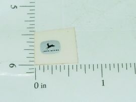 John Deere Black & Silver Four Legged Deer Sticker