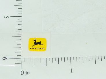 John Deere Black on Yellow Two Legged Deer Sticker Main Image John Deere Black on Yellow Two Legged Deer Sticker Main Image