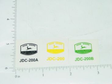 John Deere Trio of Farm Equipment Stickers Main Image John Deere Trio of Farm Equipment Stickers Main Image