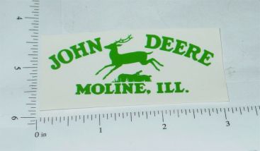 John Deere Green Pre-1936 Jumping Deere Logo Sticker Main Image John Deere Green Pre-1936 Jumping Deere Logo Sticker Main Image