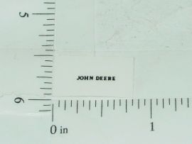 John Deere Name Logo Sticker Black