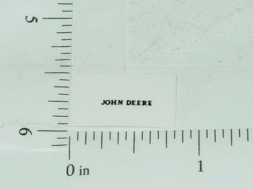 John Deere Name Logo Sticker Black Main Image