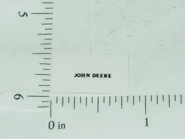 John Deere Name Logo Sticker Black Main Image John Deere Name Logo Sticker Black Main Image