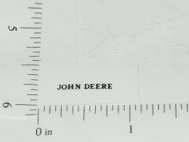 John Deere Name Logo Sticker Black