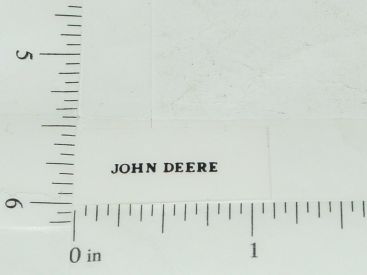 John Deere Name Logo Sticker Black Main Image John Deere Name Logo Sticker Black Main Image