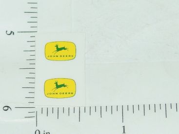 John Deere Green & Yellow Four Legged Deer Logo Sticker Pair Main Image John Deere Green & Yellow Four Legged Deer Logo Sticker Pair Main Image