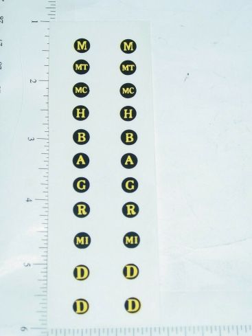 John Deere Yellow Letters Stickers Main Image