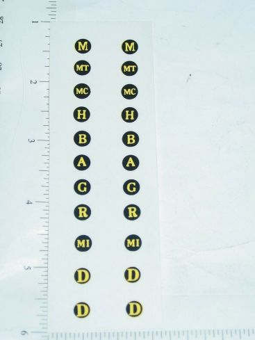John Deere Yellow Letters Stickers Main Image John Deere Yellow Letters Stickers Main Image