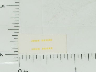 John Deere 3/8" Yellow Block Name Stickers Main Image John Deere 3/8" Yellow Block Name Stickers Main Image