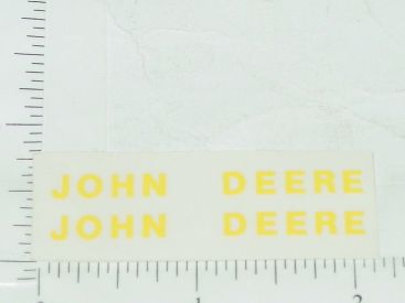 John Deere 2" x 1/4" Yellow Block Name Sticker Pair Main Image John Deere 2" x 1/4" Yellow Block Name Sticker Pair Main Image