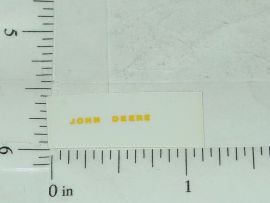 John Deere 5/8" Yellow Block Name Stickers