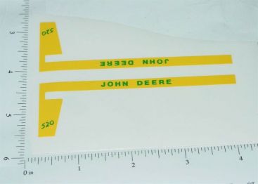 John Deere 1:16 520 Tractor Replacement Stickers Main Image