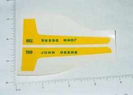 John Deere 1:16 730 Tractor Replacement Sticker Pair
