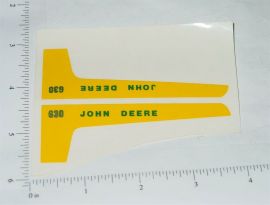 John Deere 1:16 630 Tractor Replacement Sticker Set Pair