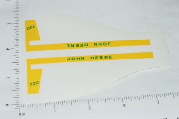 John Deere 1:16 720 Tractor Replacement Sticker Pair Main Image John Deere 1:16 720 Tractor Replacement Sticker Pair Main Image