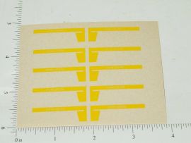 John Deere 1:16 Tractor Replacement Stickers