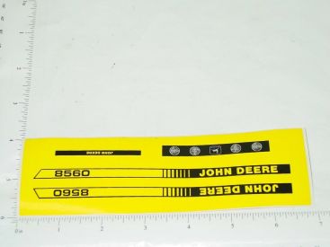 John Deere 1:64 Yellow Name Stickers JD-386 