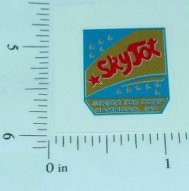 Junior Toy Co. Sky Tot Tricycle Post Sticker