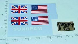 Kingsbury Sunbeam Racer Replacement Sticker Set