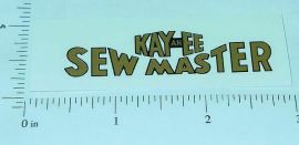 KAY an EE Vintage Toy Sewing Machine Sticker