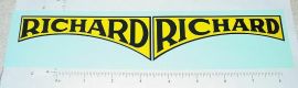 Richard Toys Ride-On Truck Sticker Set Pair